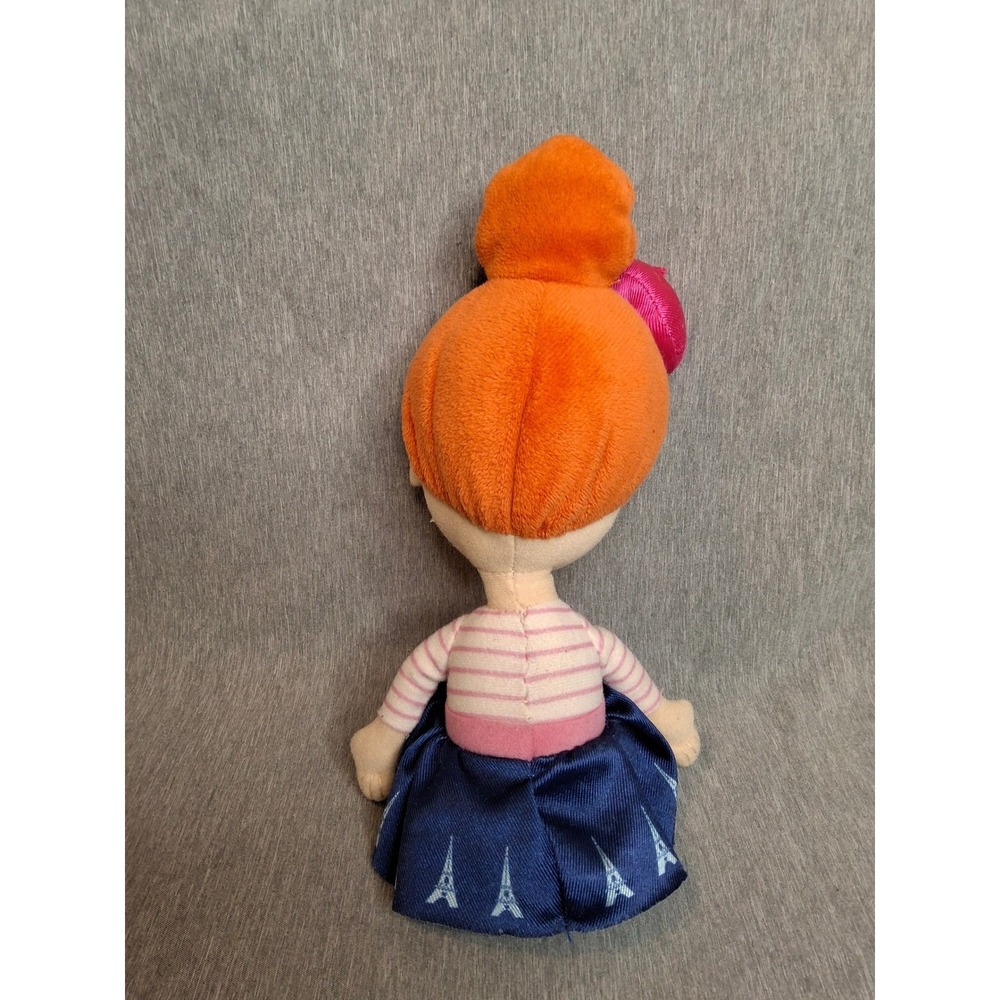 Disney Fancy Nancy Paris Plush Doll, Pink Beret, Eiffel Tower, 11" - Picture 3 of 8